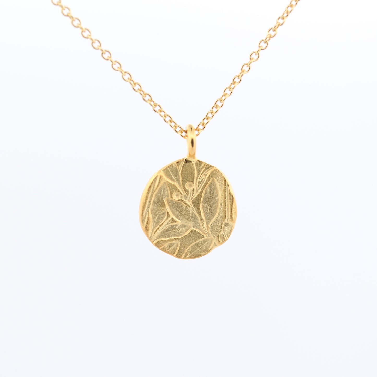 Anhänger floral A mit Kette