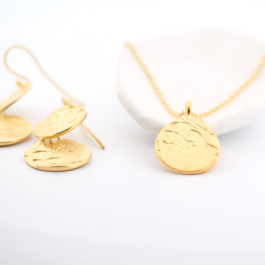 Anhänger floral B mit Kette