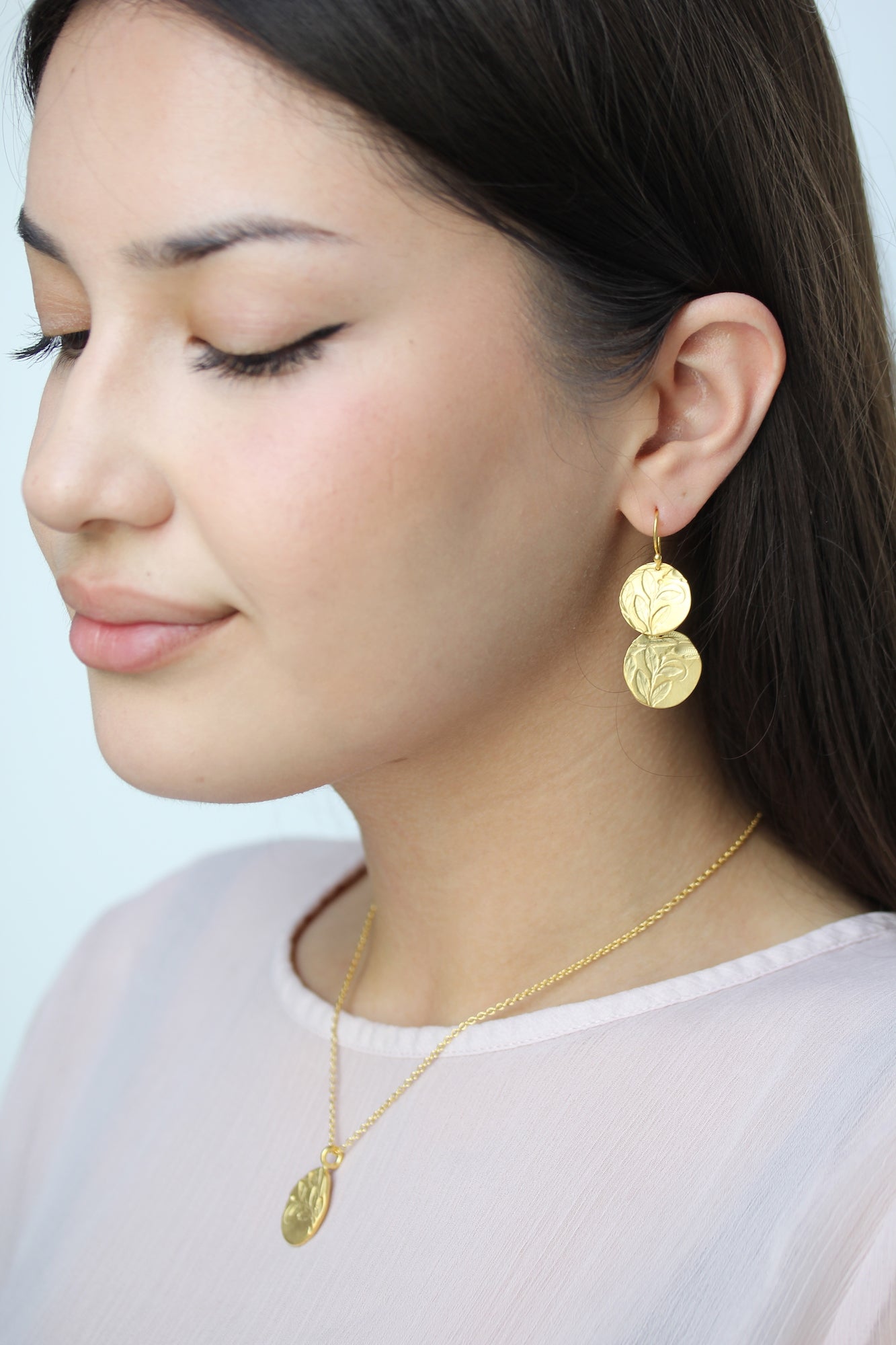 Anhänger floral B mit Kette
