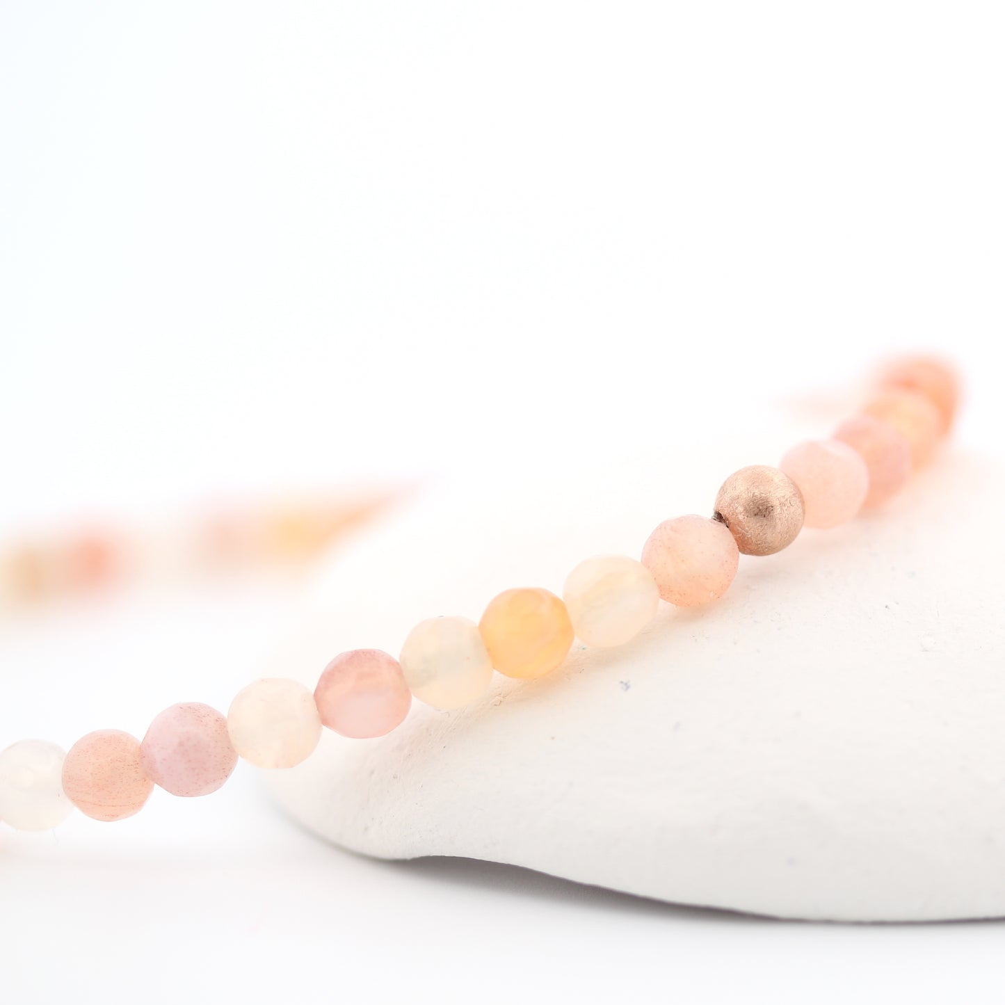 Armband Achat mit Goldkugel