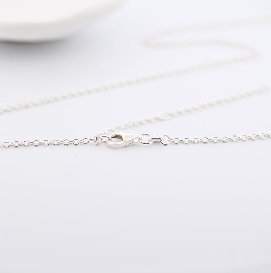 Größenverstellbare Halskette aus Silber 925