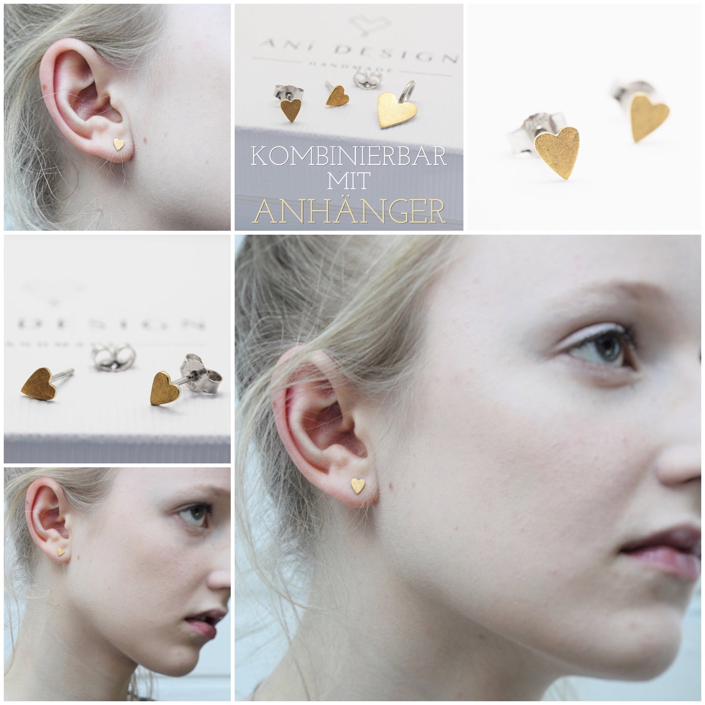 Ohrstecker kleine Herzchen