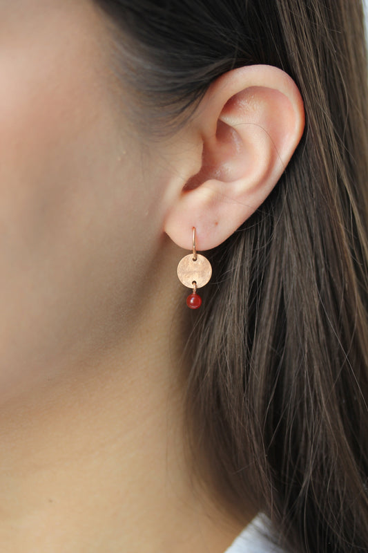 Lieblingsohrringe mit Edelsteinen