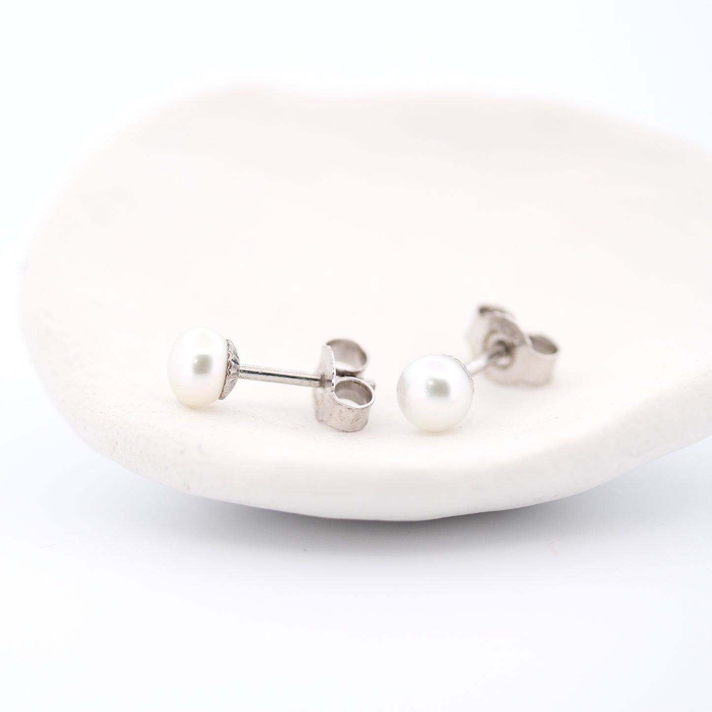Schmuckset kleine Perlohrstecker