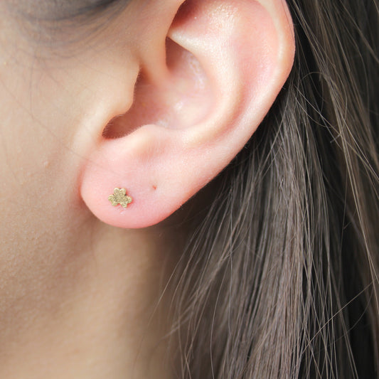 Ohrstecker kleines Kleeblatt