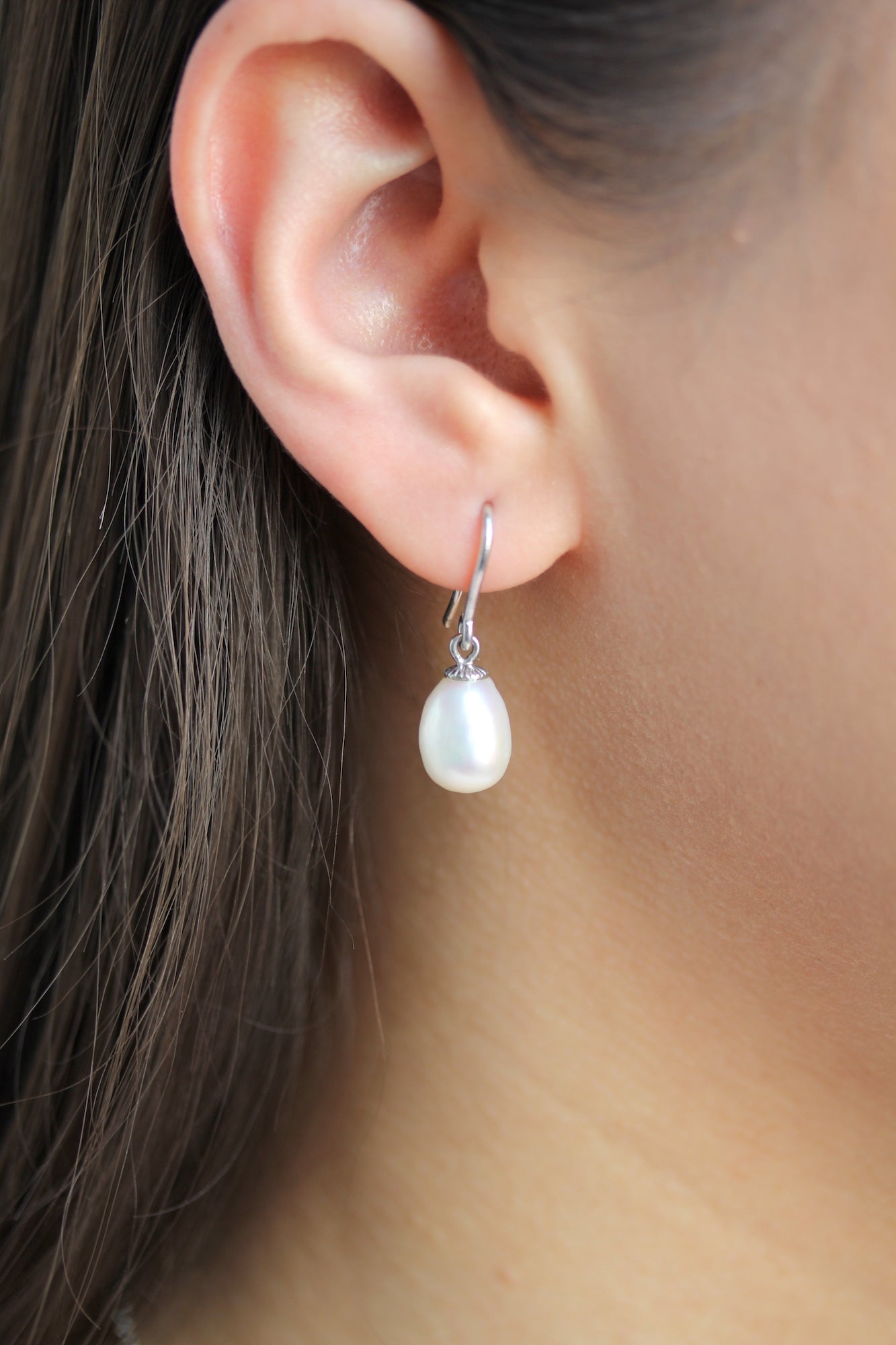 Perlen-Set Kette und Ohrringe
