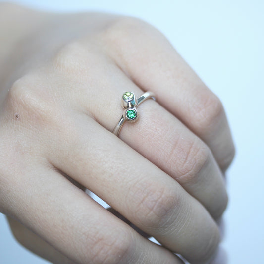 Ring Miss Smaragdgrün