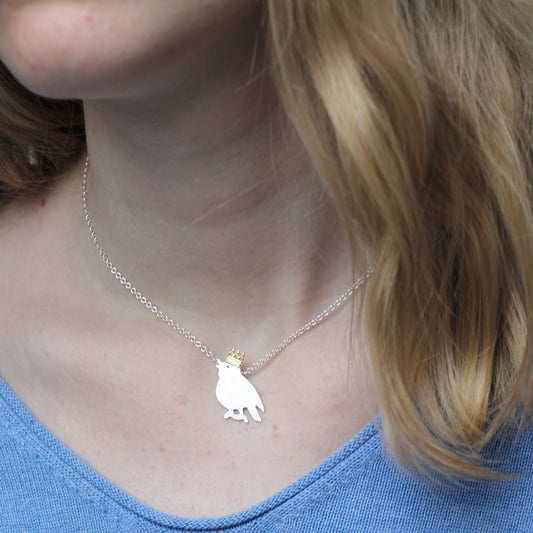 Kette Vogel mit Krone