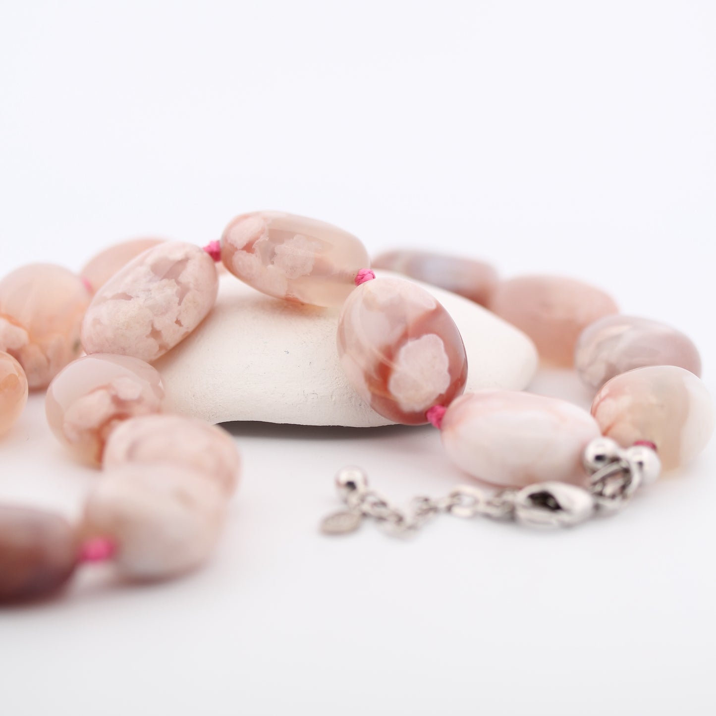 Wolkenachat Kette