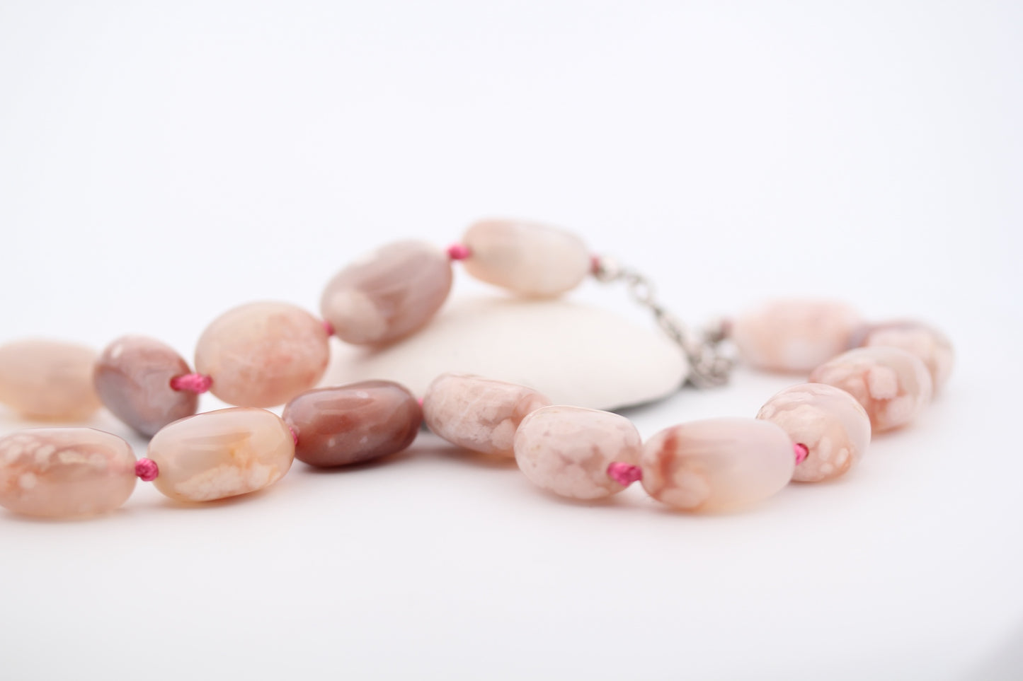 Wolkenachat Kette