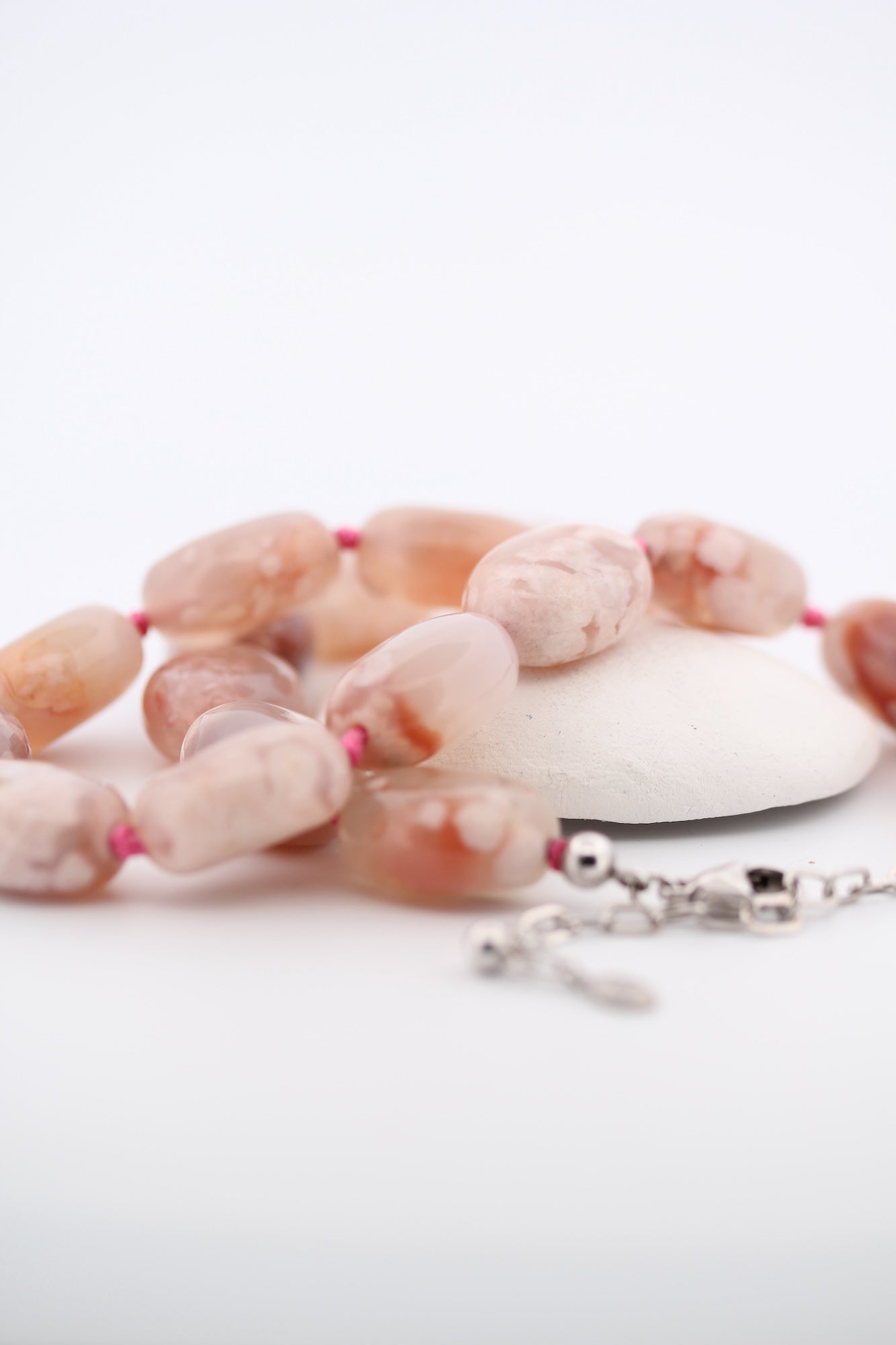 Wolkenachat Kette